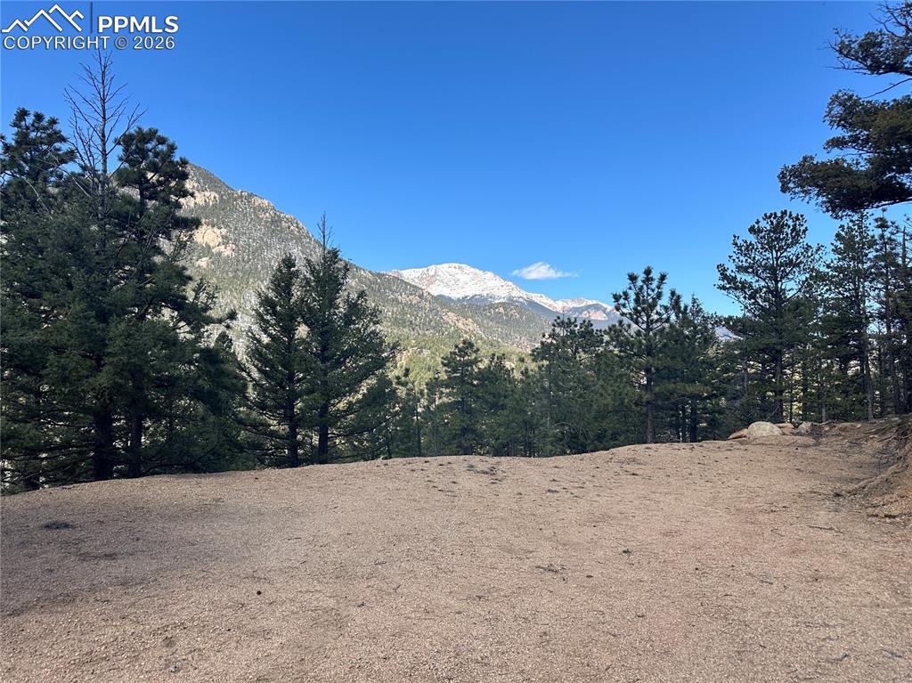 Image 1 of 19: View of the build site and Pikes Peak just behind!!!