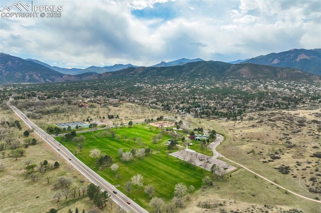 Image 5 of 35: Aerial view of Bear Creek Park walking distance