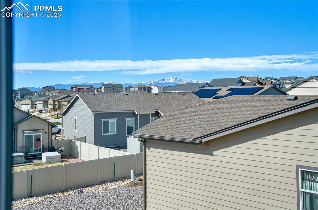 Image 22 of 46: Pikes Peak view from Loft