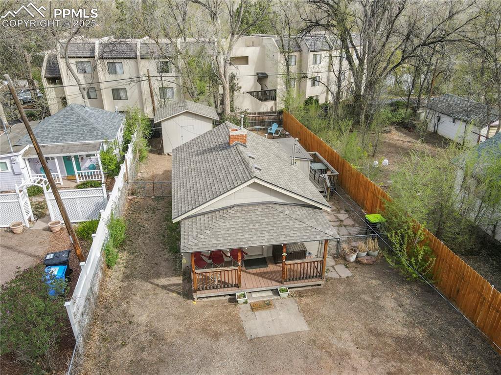 Image 11 of 15: Aerial perspective of suburban area