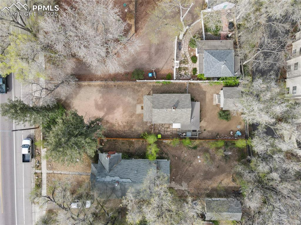 Image 13 of 15: Aerial perspective of suburban area