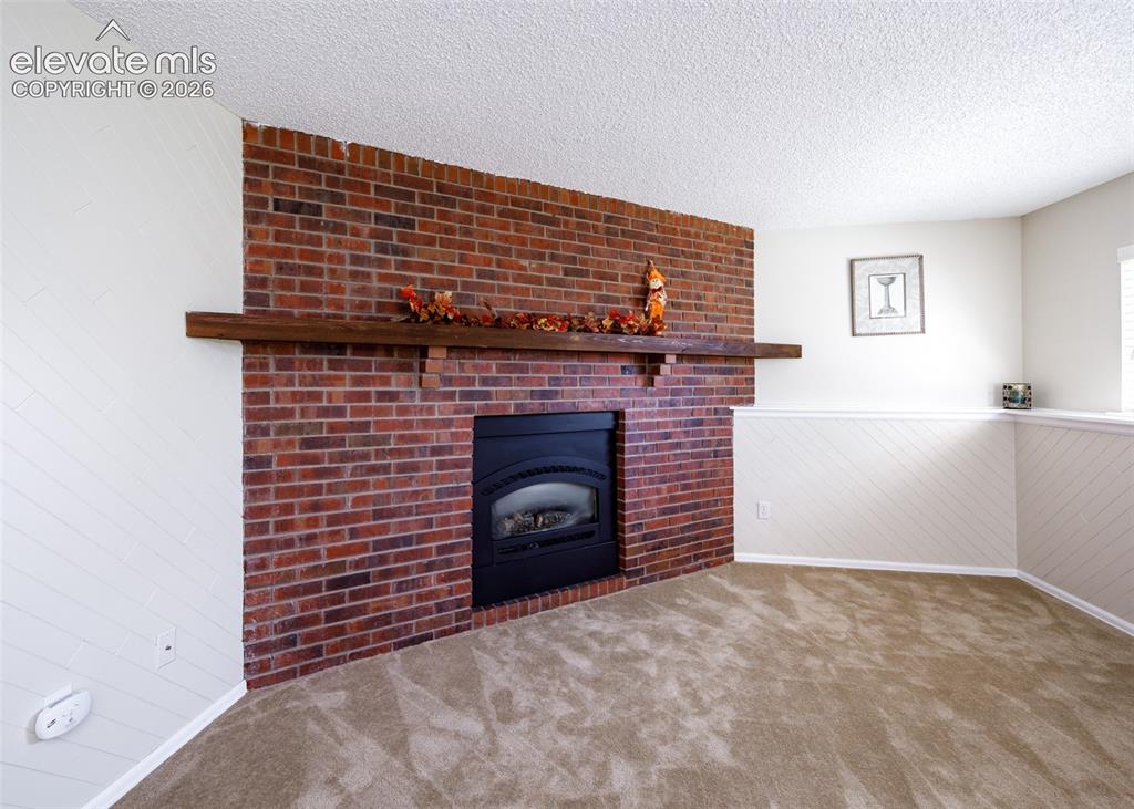 Image 20 of 34: Fireplace in Family Room