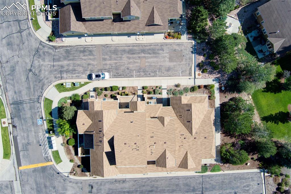Image 15 of 24: Aerial view of property and surrounding area