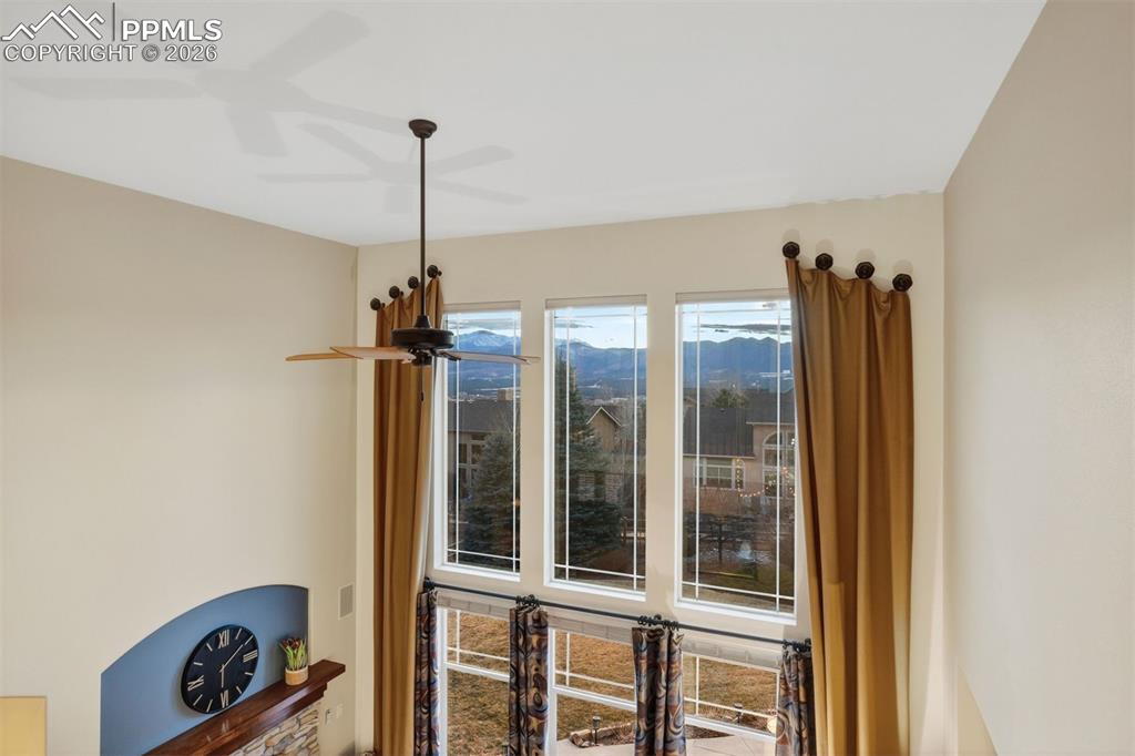 Image 31 of 50: A view from the upper level catwalk