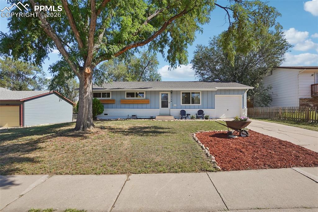 Caption: Front of home