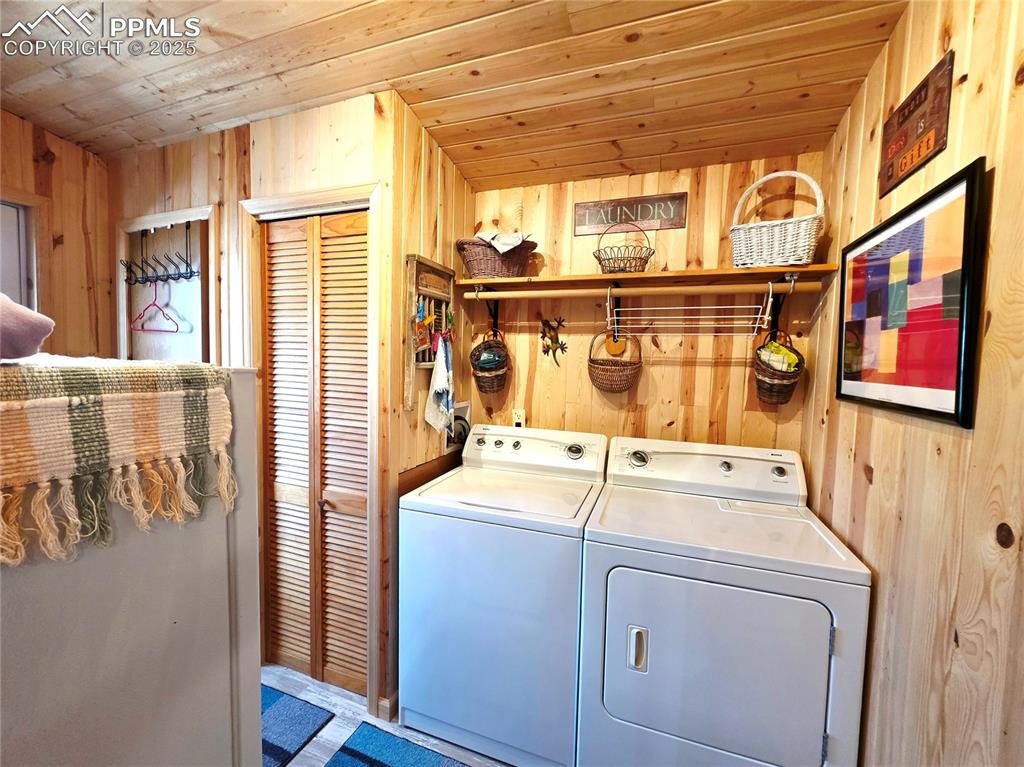 Image 20 of 50: Spacious laundry with closet and