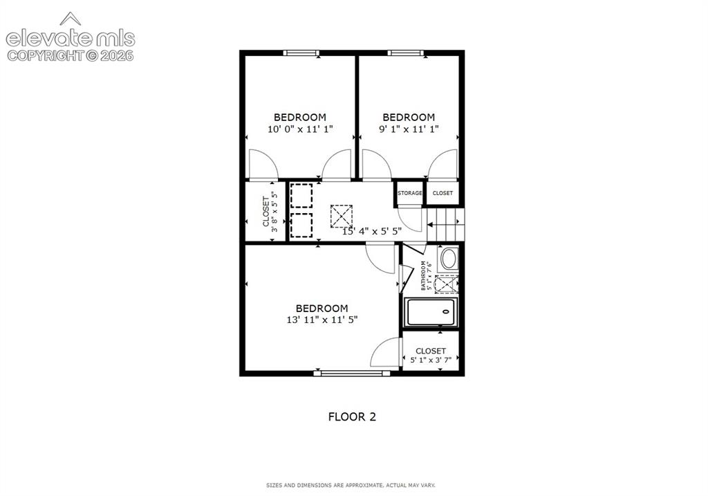 Image 25 of 25: Floor plan -upper level