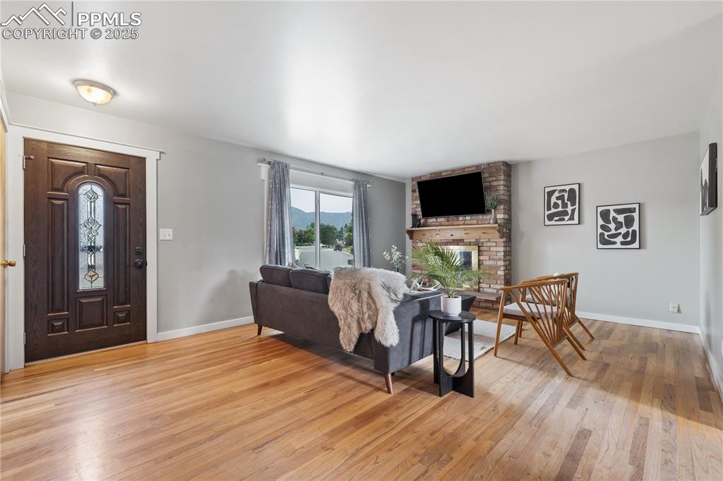 Image 5 of 35: Bright living room with natural light