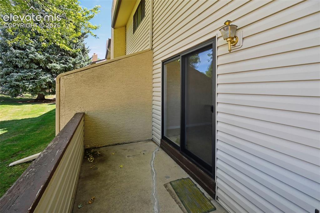 Image 4 of 24: Nice sized patio to enjoy the scenery