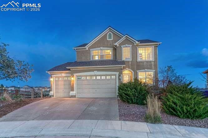 Image 1 of 44: Front of House. 3 Car garage