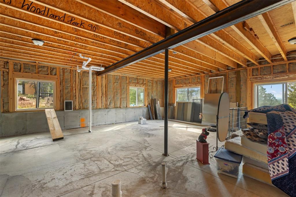 Image 35 of 50: Basement with rough in