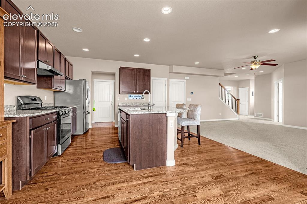 Image 11 of 44: Kitchen view from Dining room