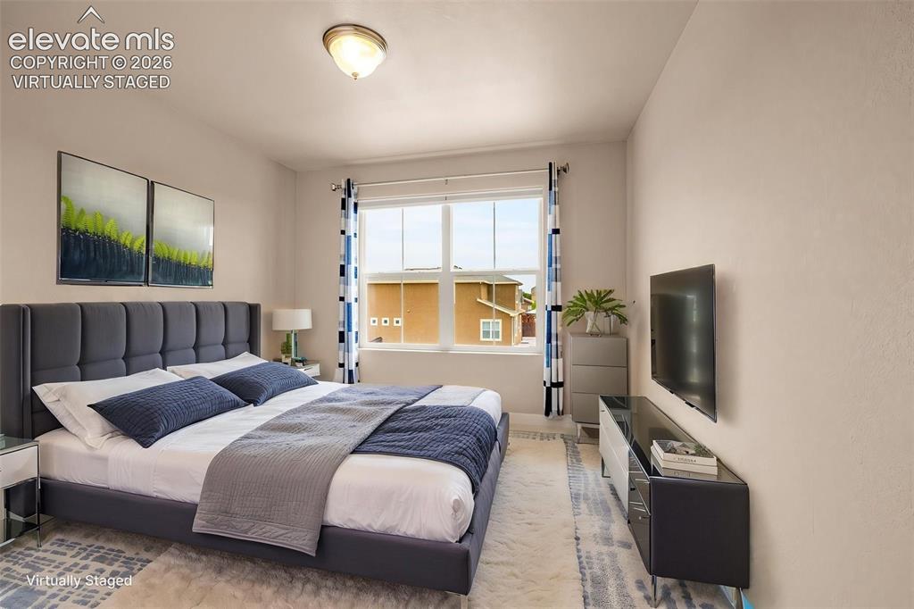 Image 26 of 44: 2nd Bedroom Upstairs Virtually Staged