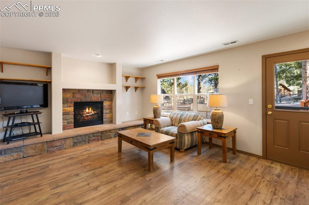 Image 6 of 28: Living Room-Lower Level