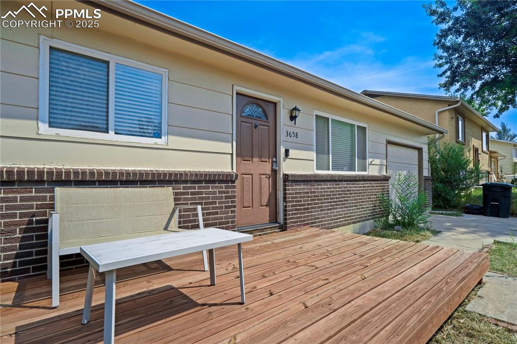 Image 2 of 22: View of wooden deck