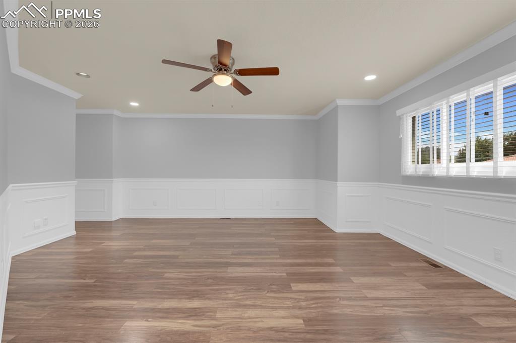 Image 22 of 43: Primary bedroom on upper level