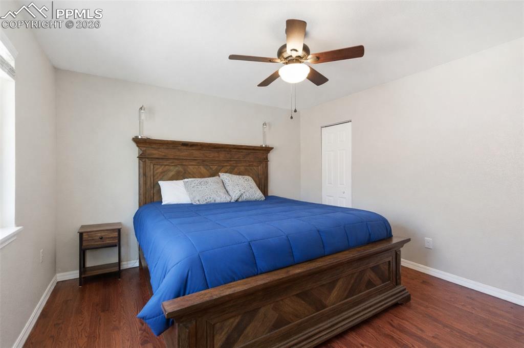 Image 22 of 50: Bedroom #3- Upper Level Master Bedroom