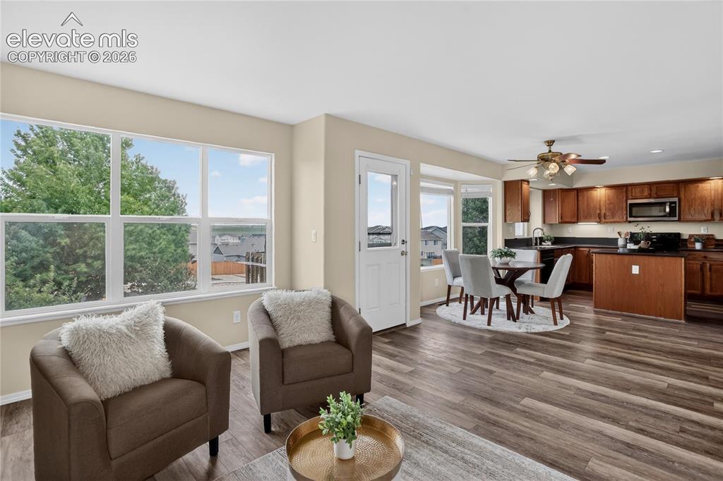 Image 3 of 24: Open concept living spaces