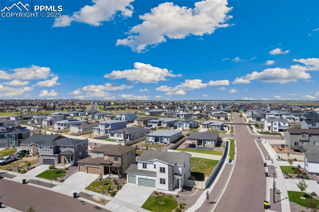 Image 31 of 35: Aerial view of residential area