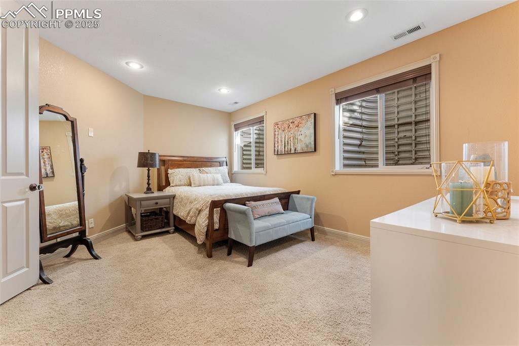 Image 38 of 50: Fourth bedroom in the basement