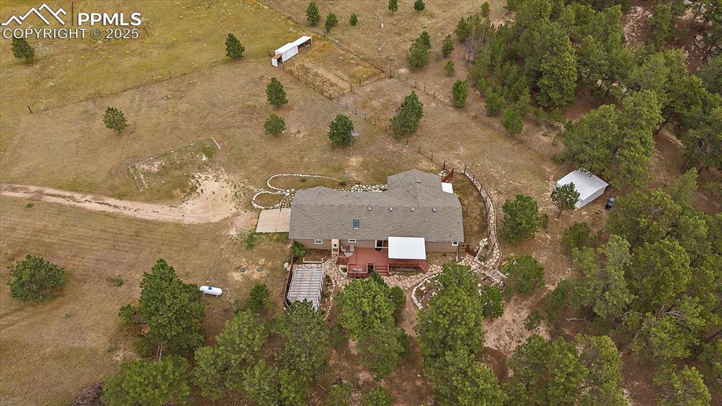 Image 44 of 50: Aerial view of property