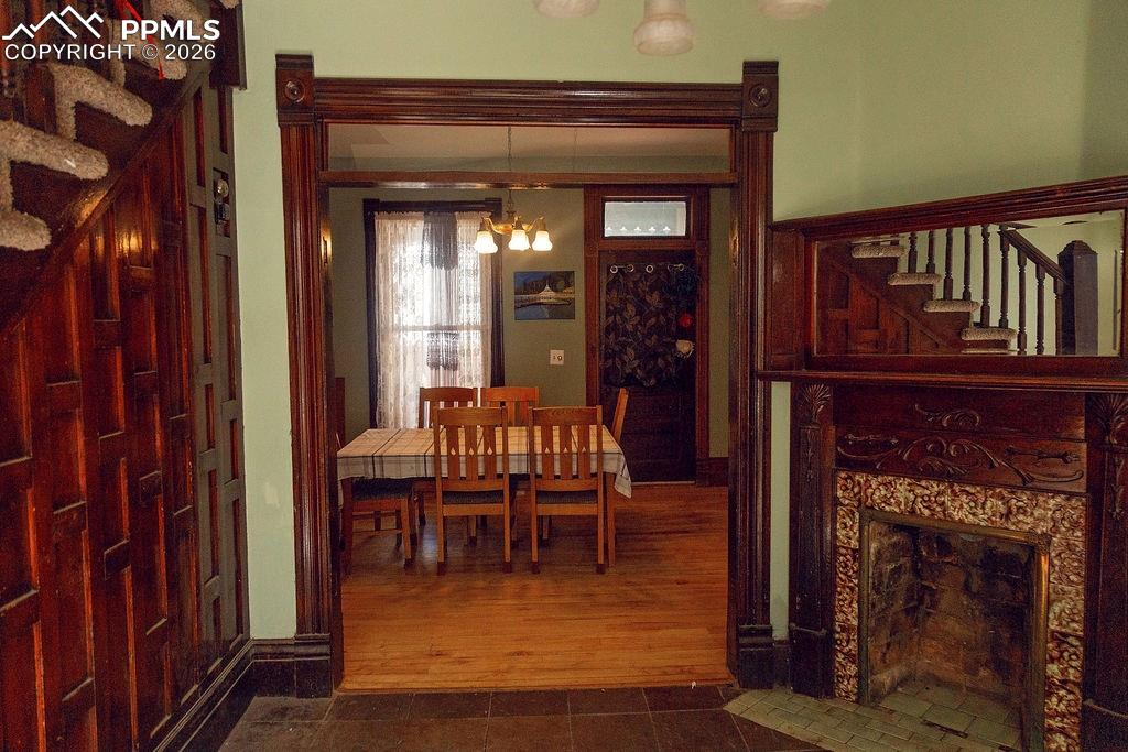 Image 16 of 38: Sitting Room Looking Towards Dining Room