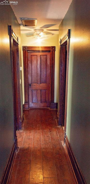 Image 25 of 38: Upper Level Hallway (Looking From Primary Bedroom to Bedroom #3 by Stairs)