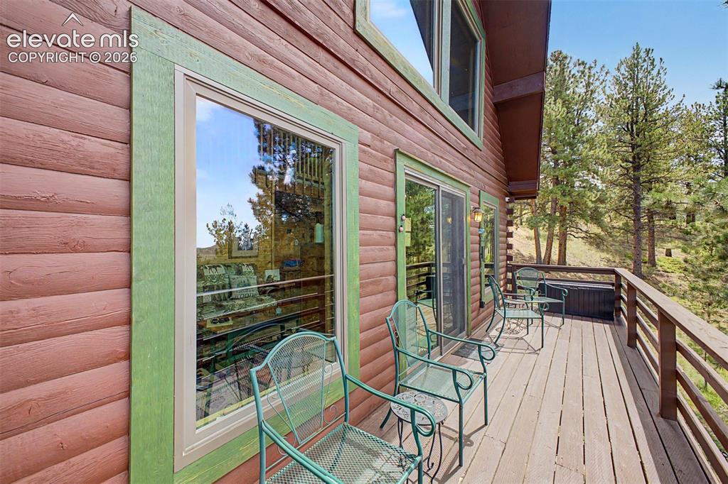Image 46 of 50: Large wrap around deck