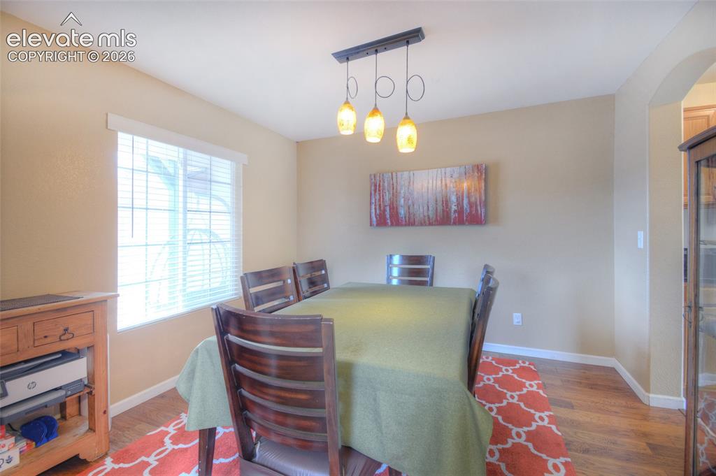 Image 7 of 35: Formal Dining Room off of Butlers Pantry.