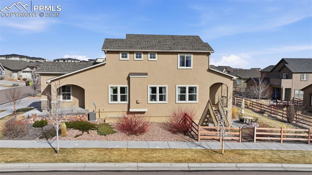Image 10 of 45: Side View Of Home, Corner Lot