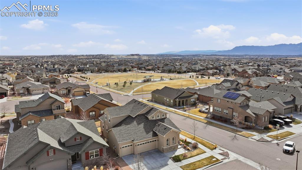 Image 12 of 45: View Showing How Close The Park Is To The Home.