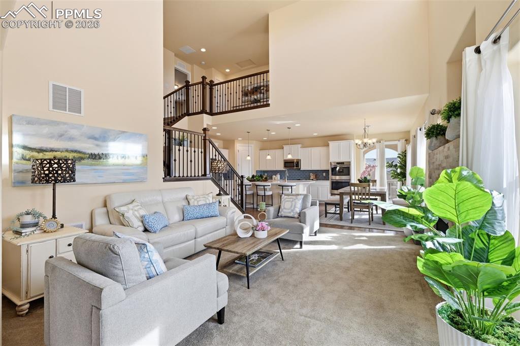 Image 15 of 45: Open Floor Plan With Vaulted Ceilings, Light And Airy Space