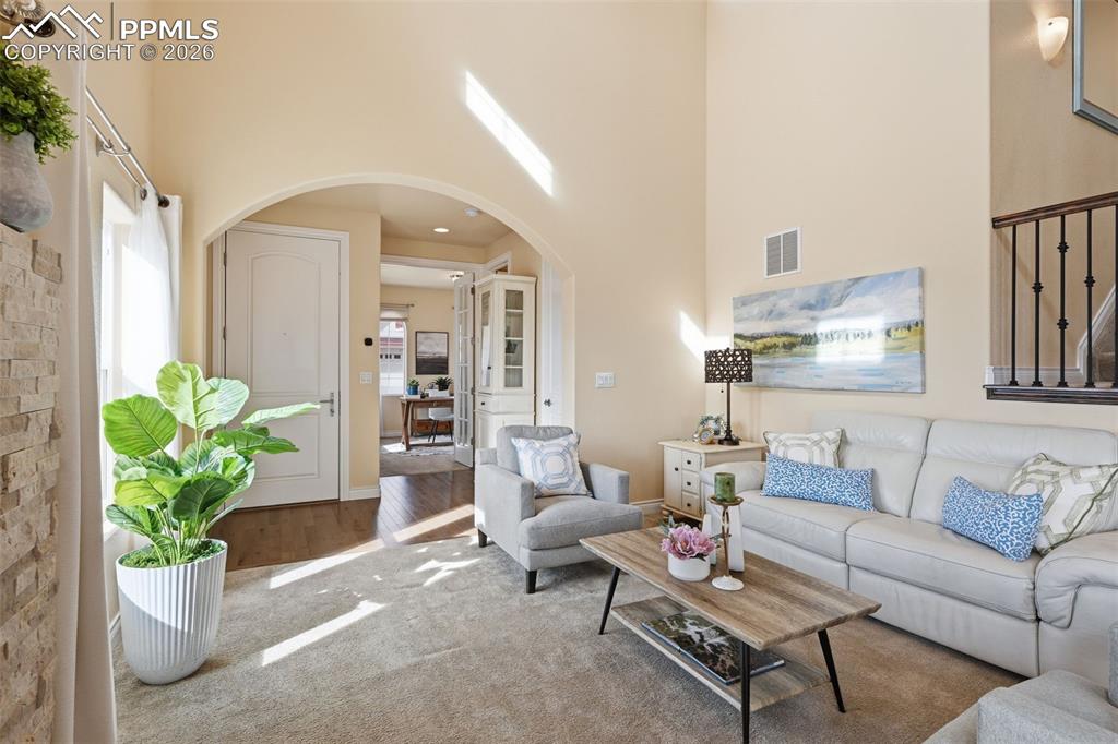 Image 16 of 45: View Towards Front Guest Bedroom And Front Entry