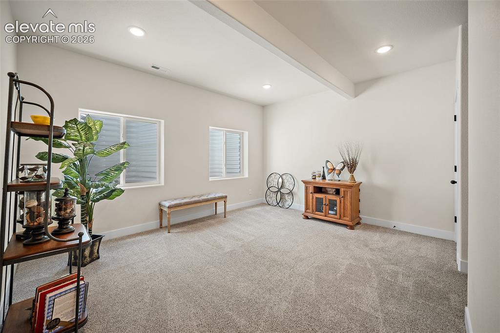 Image 38 of 48: Basement Rec Room