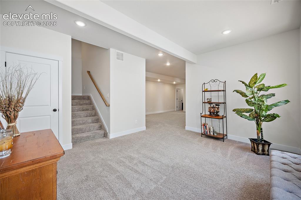 Image 39 of 48: Basement Rec Room