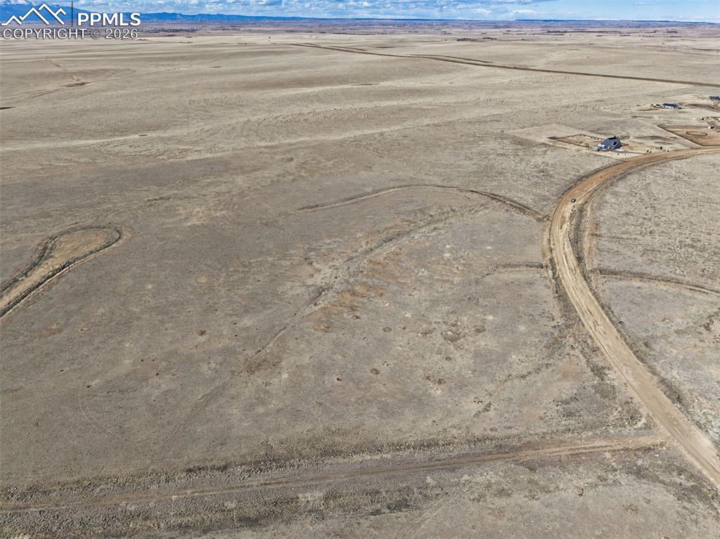 Image 4 of 6: This elevated drone perspective showcases Lot 38’s 3.02-acre corner configu