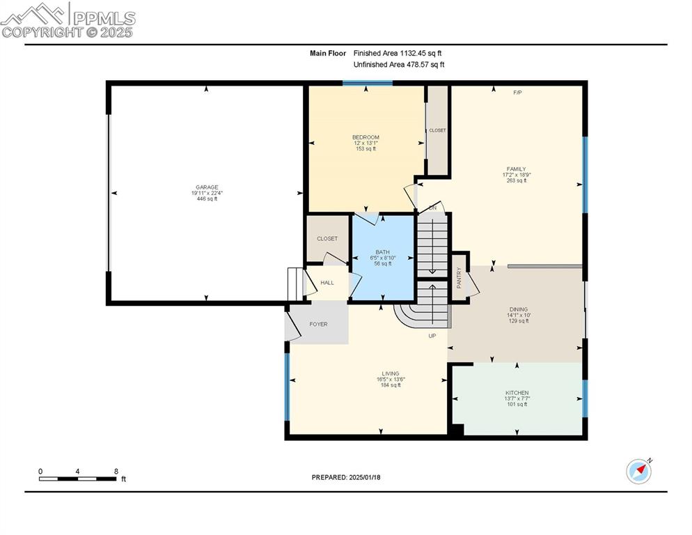 Image 32 of 40: Floor plan / room layout