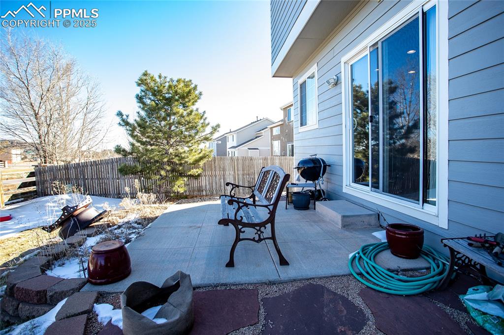Image 39 of 40: View of patio / terrace featuring fence