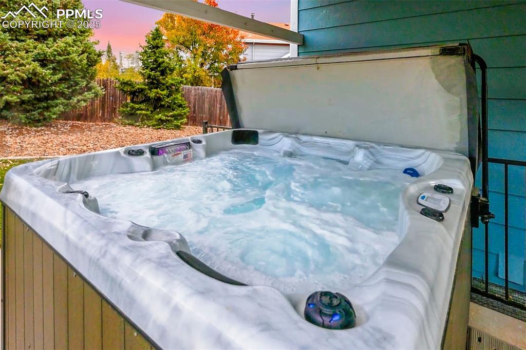Image 47 of 50: Exterior view of a jacuzzi