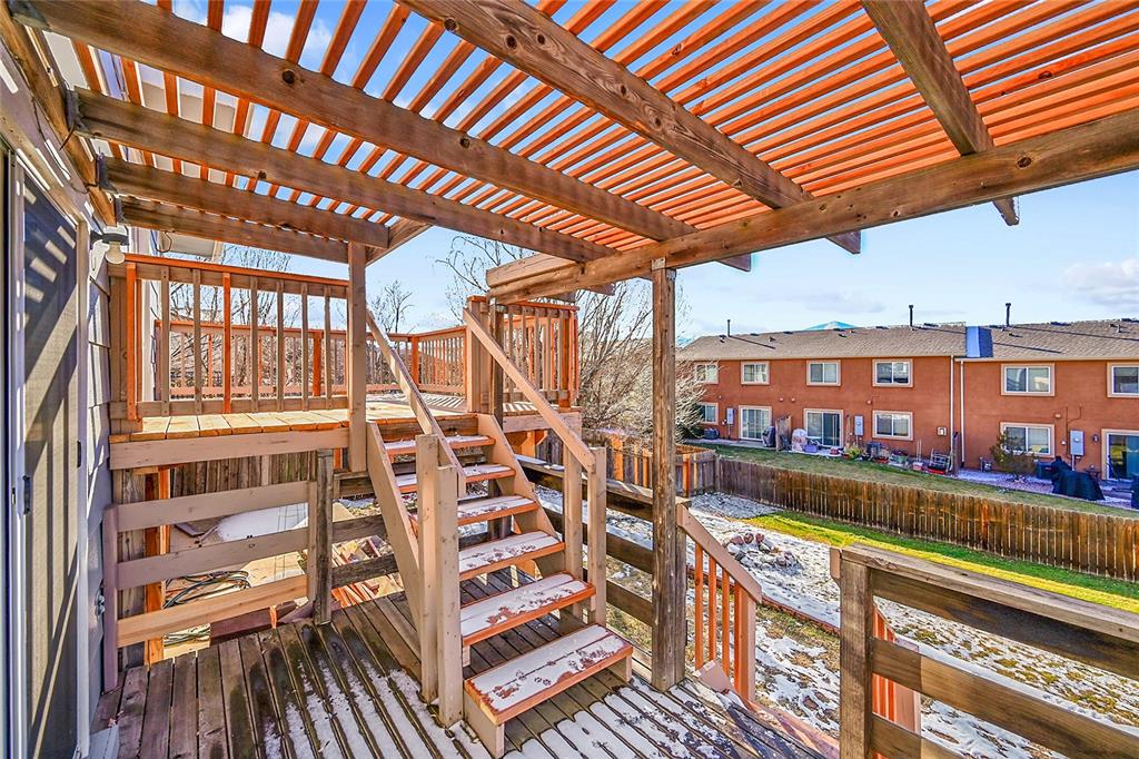 Image 27 of 45: Covered deck!