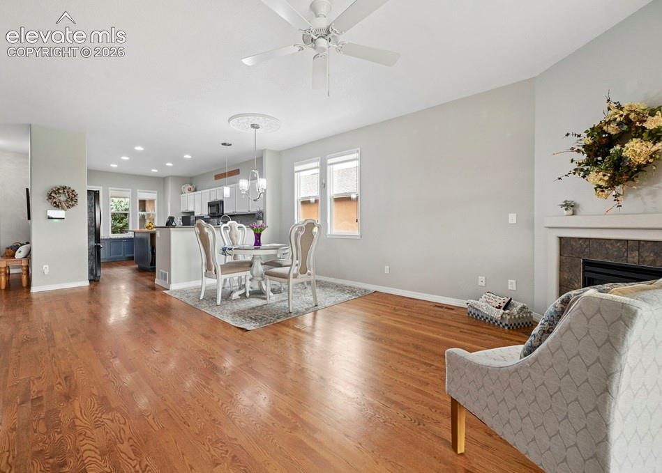 Image 8 of 39: View from sliding glass doors of the main area