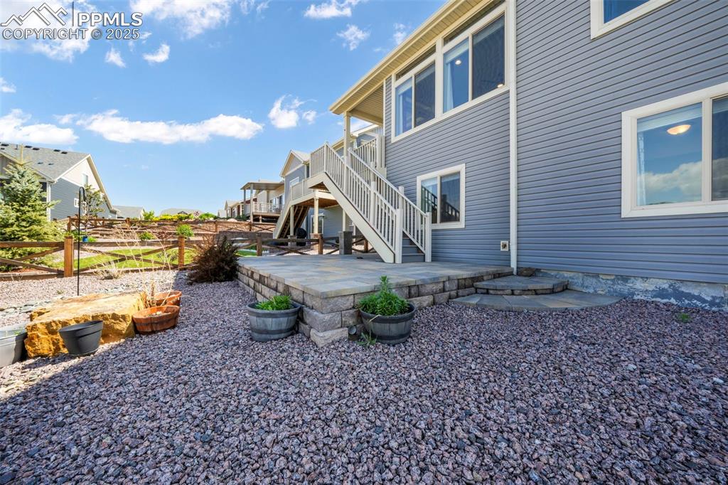 Image 46 of 50: Back yard with walk out access from basement