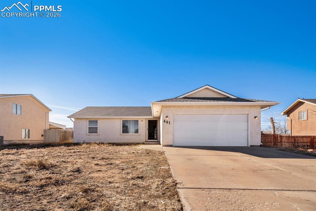 Caption: Front of Structure