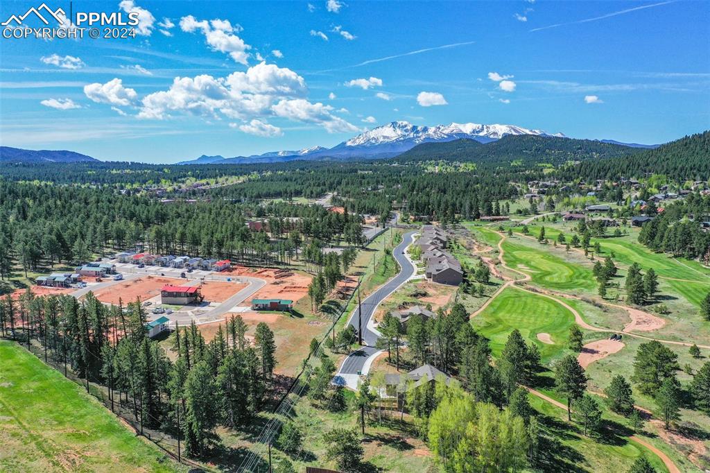 Image 13 of 15: Drone / aerial view with a mountain view