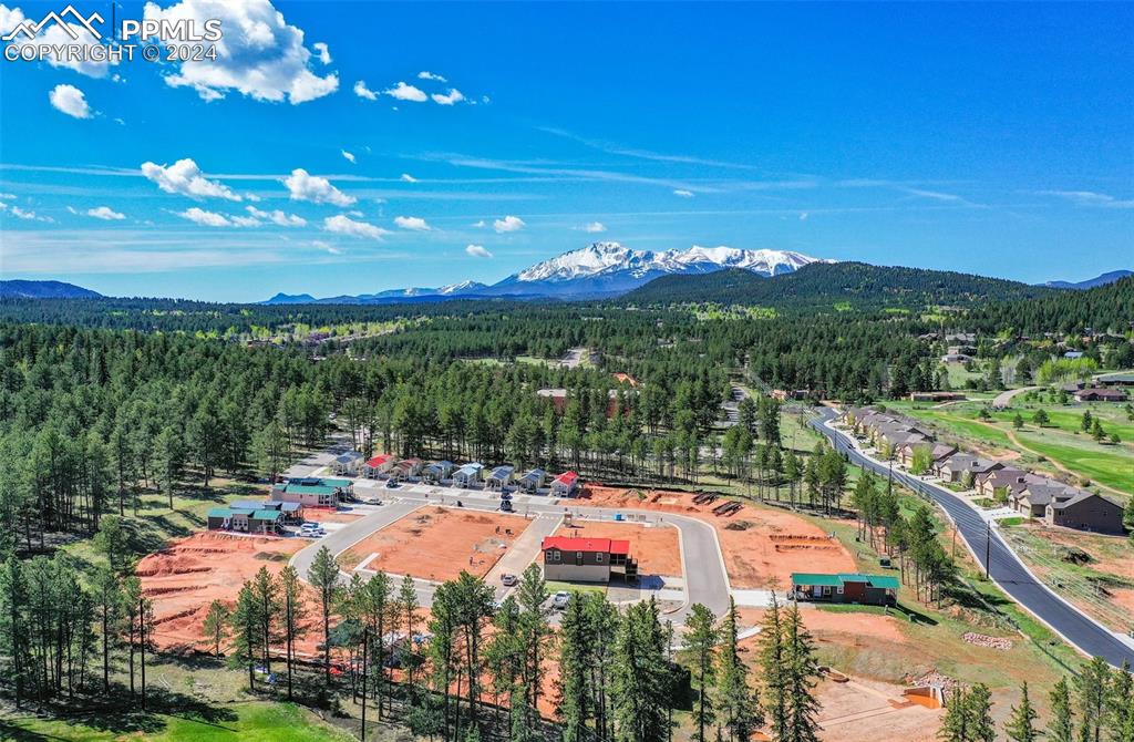Image 15 of 15: Birds eye view of property featuring a mountain view