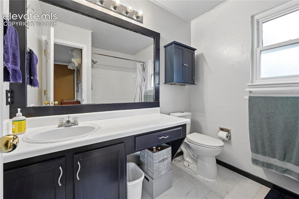 Image 23 of 41: Private bathroom in the primary bedroom