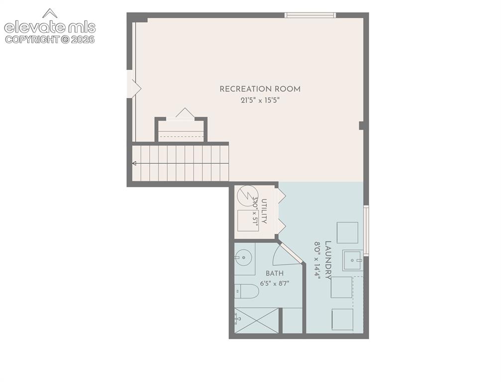 Image 37 of 41: Basement floor plan