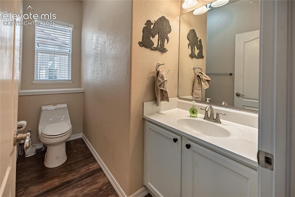 Image 20 of 50: Half Bath-Window & High
Ceilings