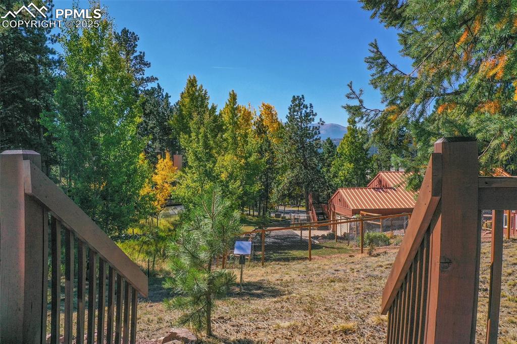 Image 39 of 48: Views of Pikes peak from the back of the home