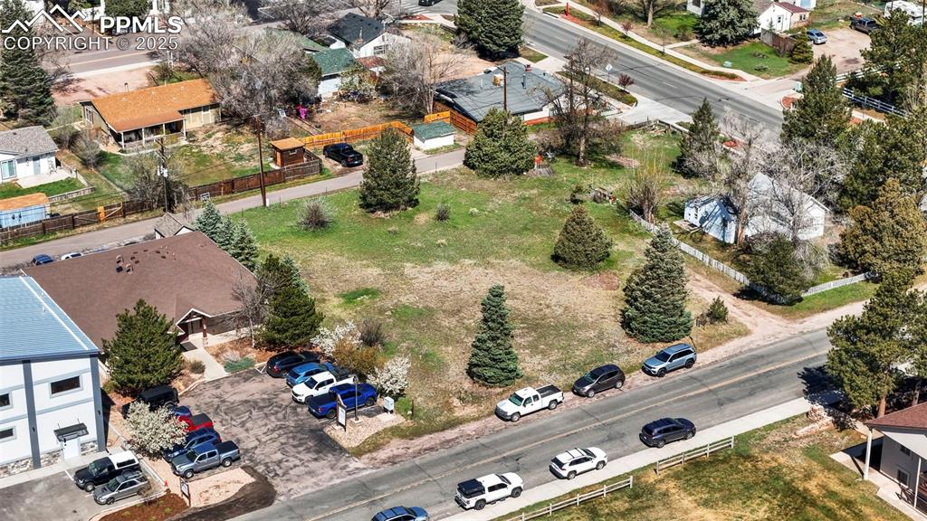Image 8 of 8: Drone / aerial view with a residential view